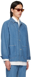nanamica Blue Coverall Denim Jacket