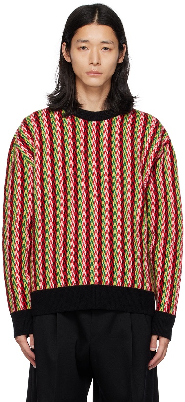 Photo: Lanvin Multicolor Curb Sweater