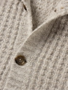 James Perse - Waffle-Knit Cashmere Cardigan - Neutrals