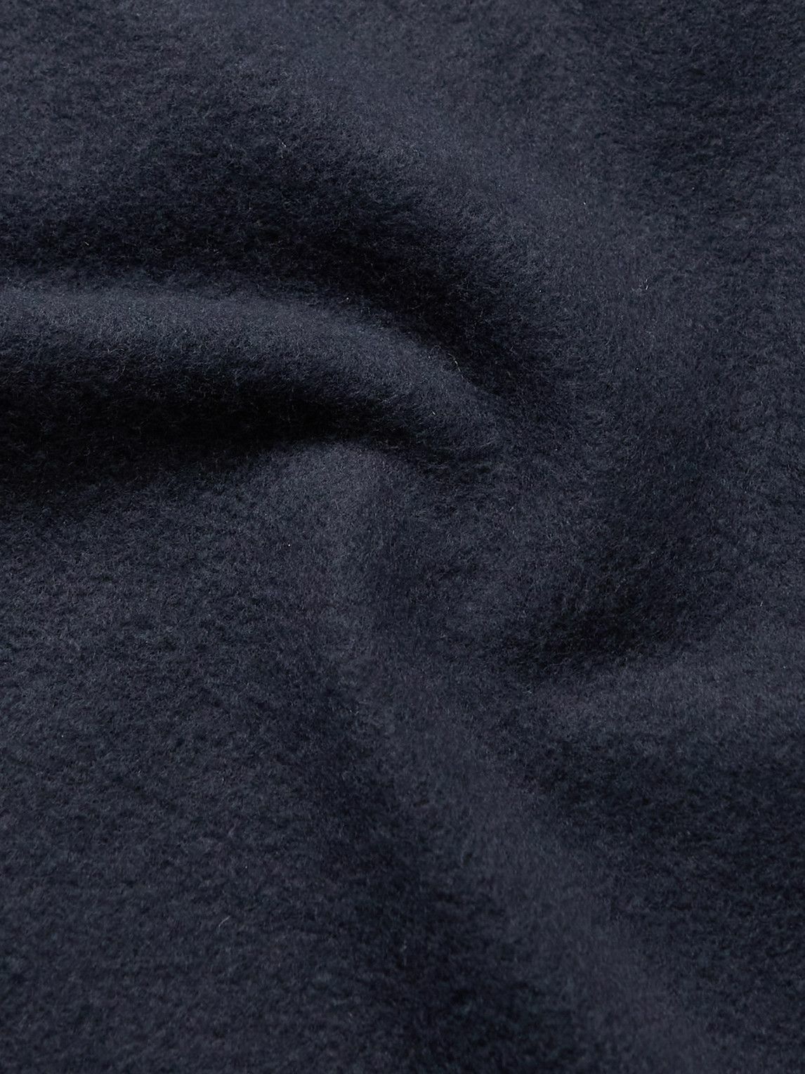 Merely Made - Cotton-Fleece Hoodie - Blue