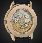 Vacheron Constantin - Patrimony Automatic 40mm 18-Karat Pink Gold and Alligator Watch, Ref. No. 85180/000R-B515 - Blue