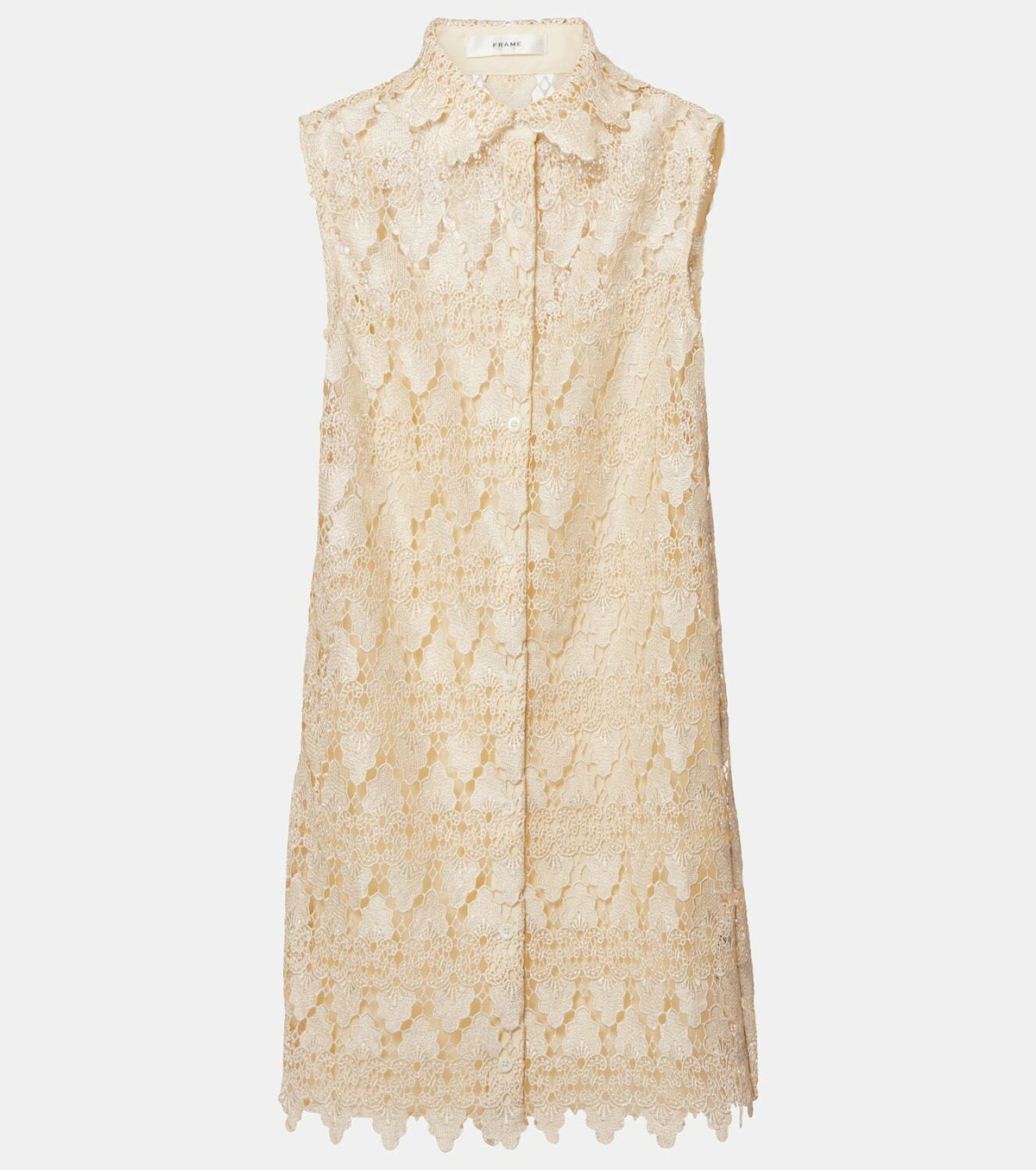 Frame The Deco lace minidress