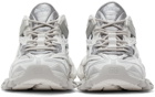 Balenciaga White & Grey Track.2 Sneakers