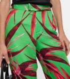 Louisa Ballou Floral straight pants