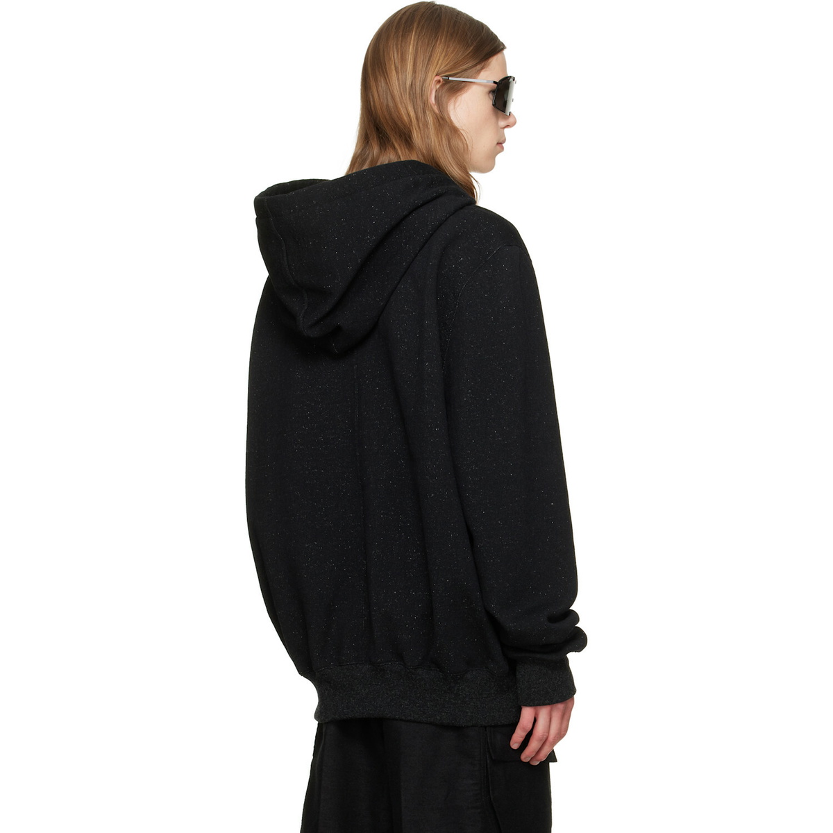 Rick Owens Black Tower Hoodie