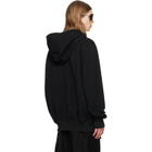 Rick Owens Black Tower Hoodie