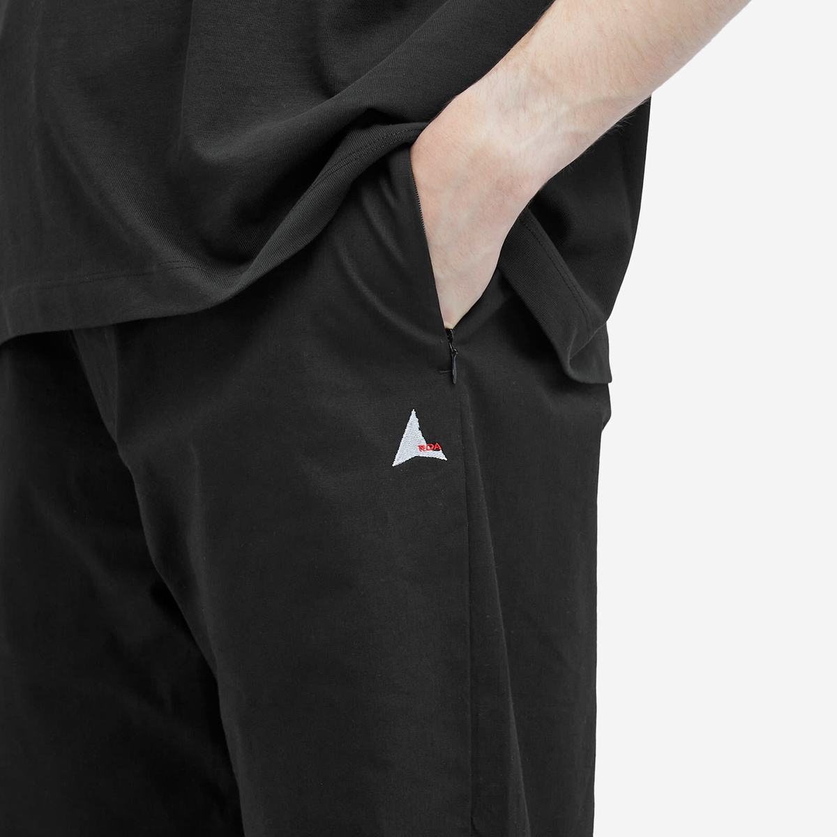 ROA Men's Oversized Chino Trousers in Black ROA ROA Men's Oversized Chino Trousers in Black ROA