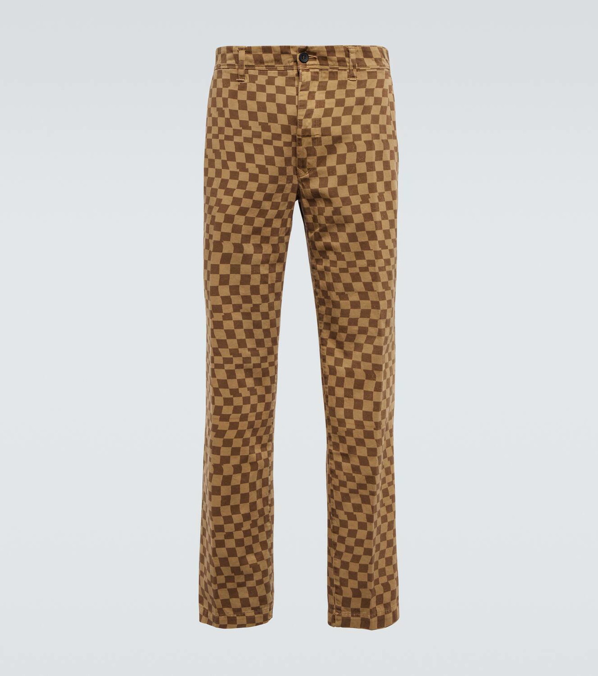 Incotex x Facetasm Checked straight cotton pants