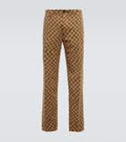 Incotex x Facetasm Checked straight cotton pants