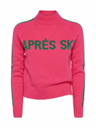 MC2 Saint Barth Woman Half-turtleneck Sweater With Apres Ski Embroidery