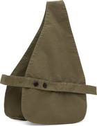Dries Van Noten Khaki One Shoulder Vest Bag