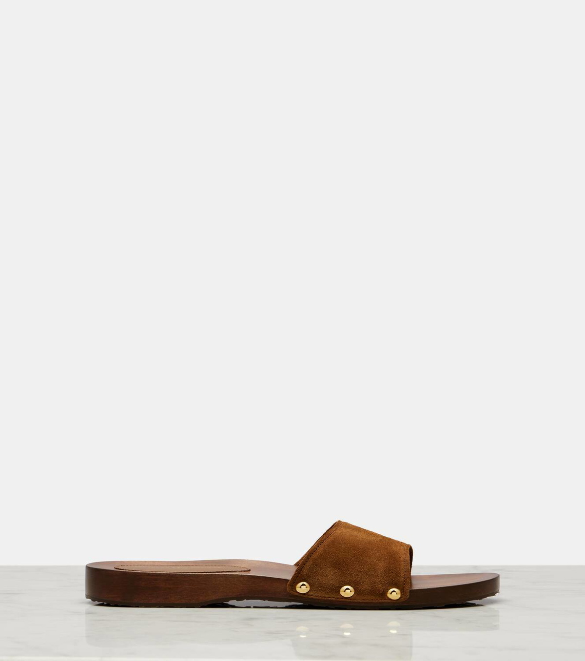 Gianvito Rossi Riviera suede slides