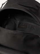 SAINT LAURENT - Leather-Trimmed Shell Backpack
