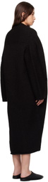 Lauren Manoogian Black Long Shawl Cardigan