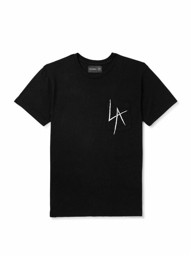 Local Authority LA - Stud Skull O Logo-Print Cotton-Jersey T-Shirt 