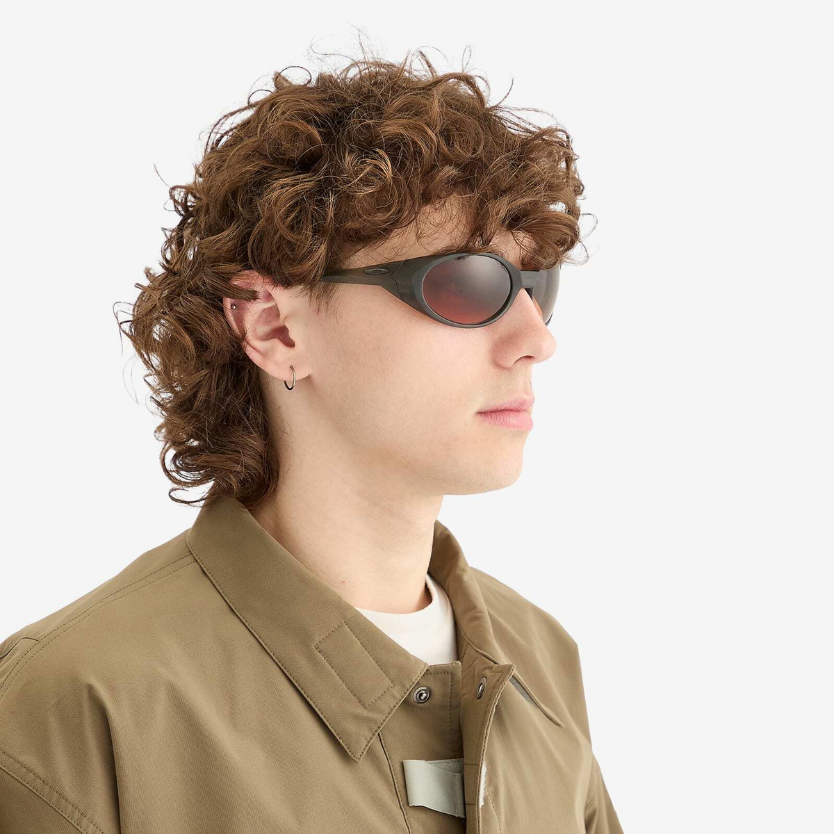 Oakley Latitude Eyejacket Redux Sunglasses in Matte Olive Ink/Prizm Bronze Gradient 