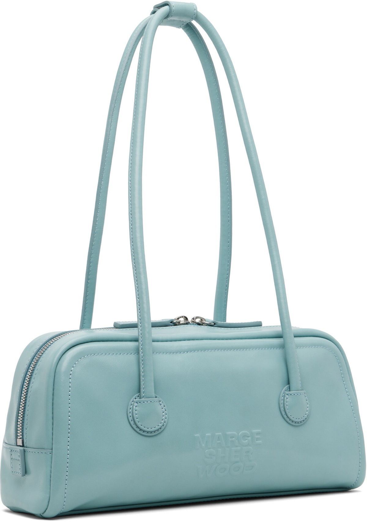 MARGESHERWOOD Blue Soft Boston EW Bag