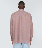 Our Legacy Borrowed BD checked cotton-blend shirt