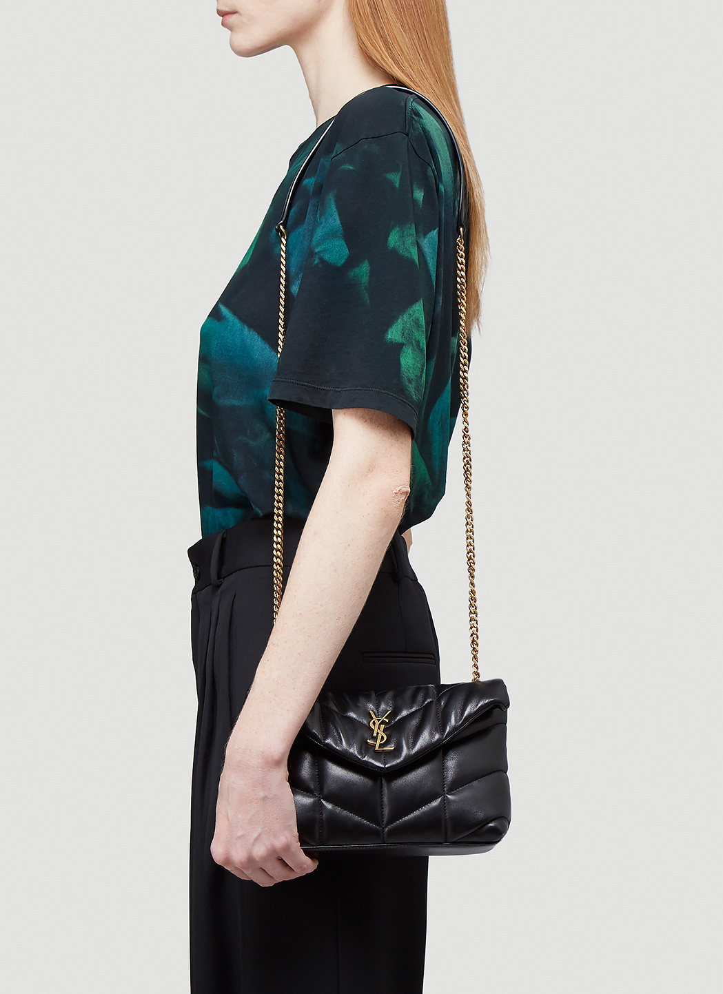Saint Laurent Loulou Puffer Mini Shoulder Bag