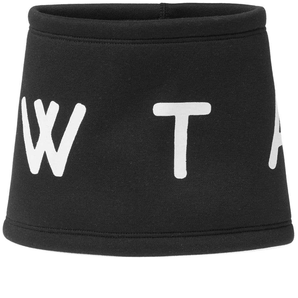 WTAPS Gasket 02 Neck Warmer Black WTAPS