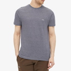 A.P.C. Men's Guillermo Fine Stripe T-Shirt in Dark Navy