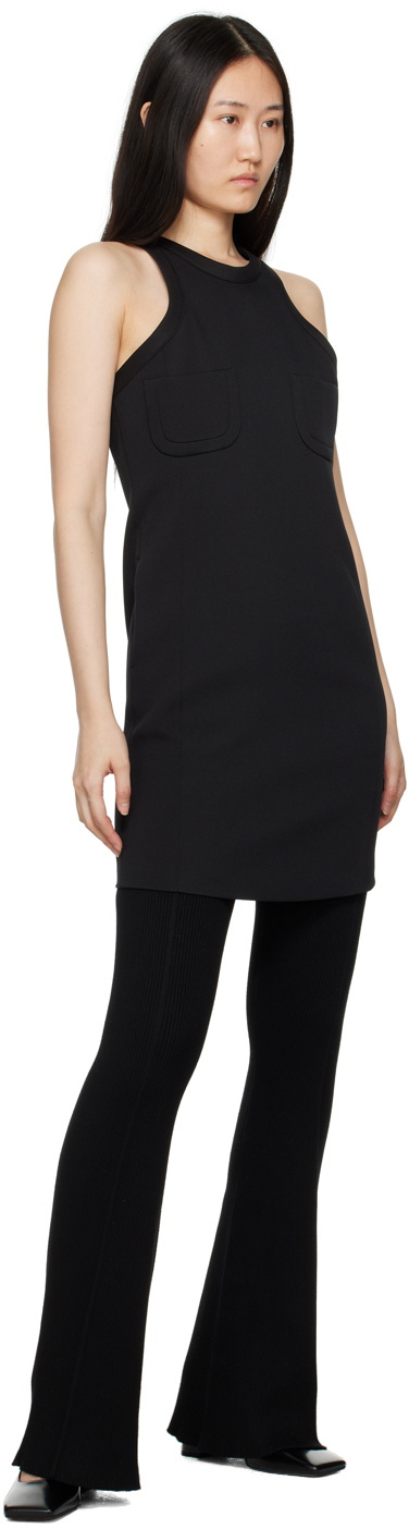 Recto Black Peony Minidress