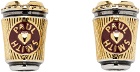 Paul Smith Gold & Silver Coffee Cup Cuff Links