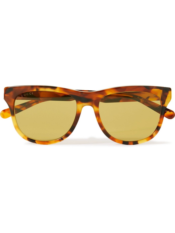 Photo: GUCCI - D-Frame Tortoiseshell Acetate Sunglasses