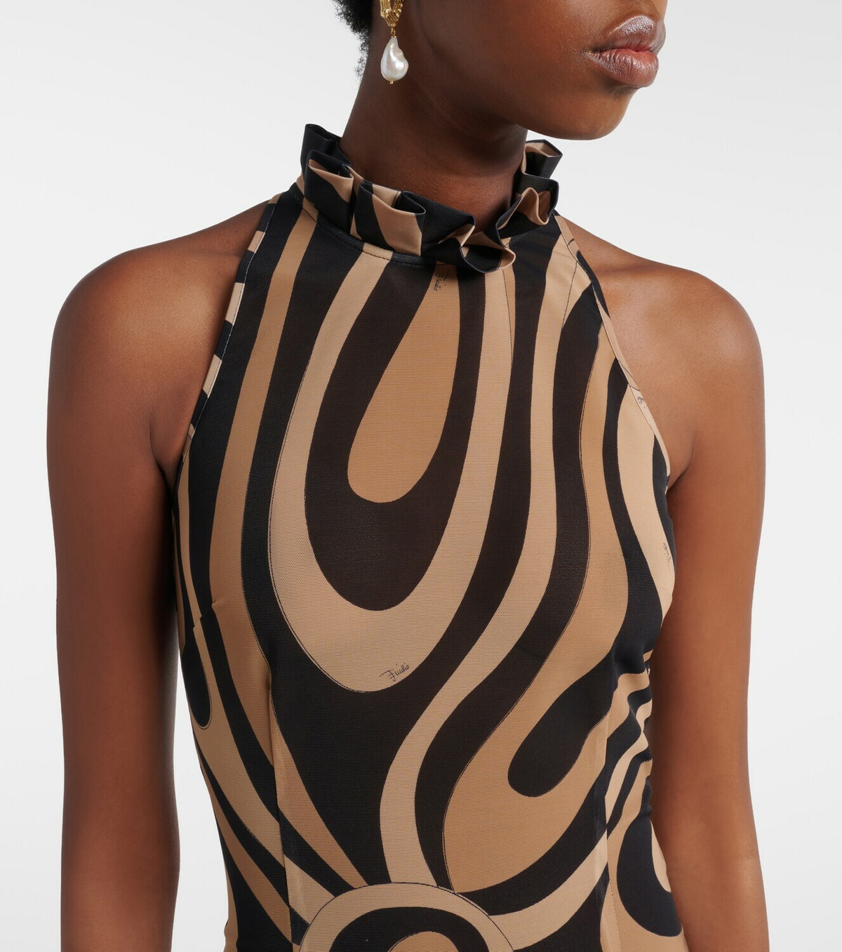 Pucci Marmo ruffled minidress