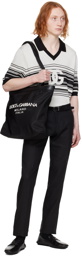 Dolce&Gabbana Black Creased Trousers