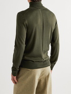 The Row - Emile Wool and Silk-Blend Rollneck Sweater - Green