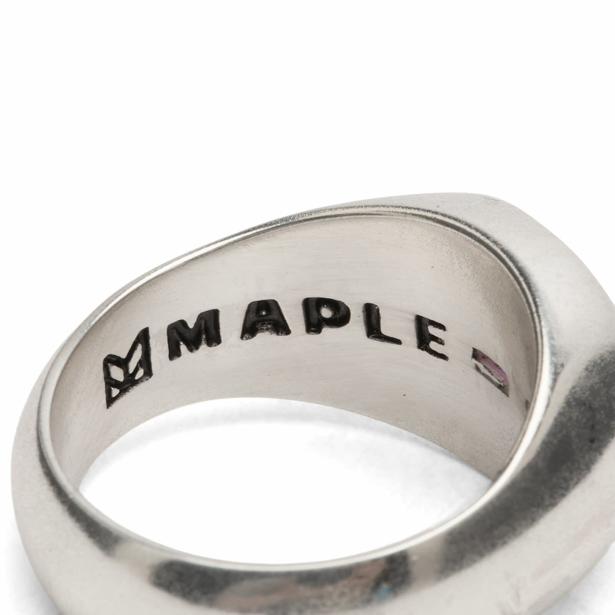 Maple Men's Sherman Signet Ring in Silver/Gold