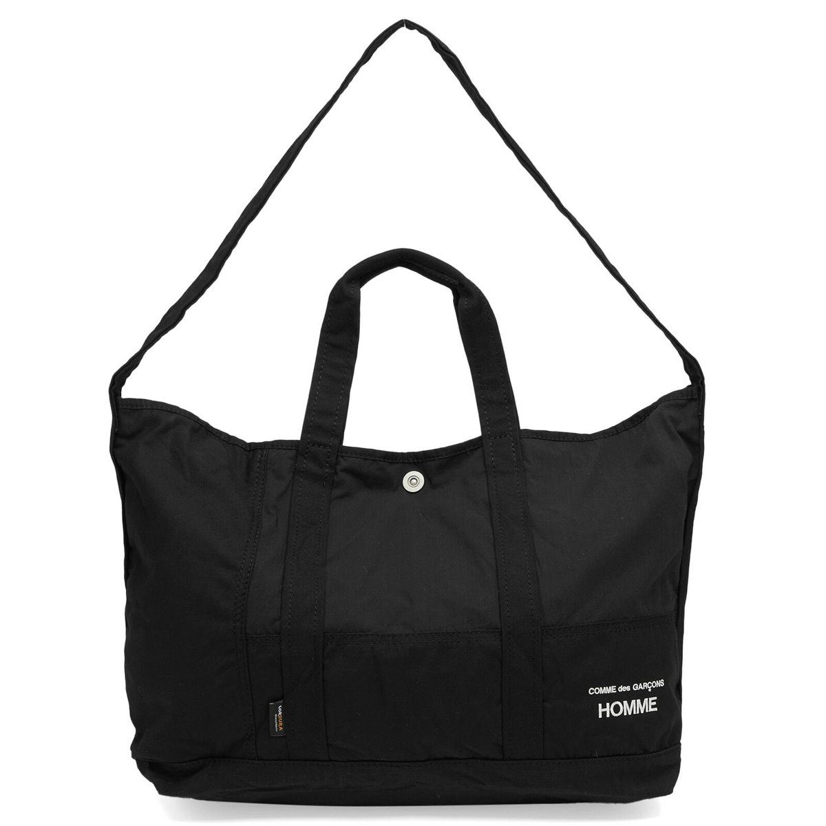 Comme des Garçons Homme Men's Cotton Nylon Patchwork Tote