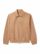 Eleventy - Wool-Felt Bomber Jacket - Brown