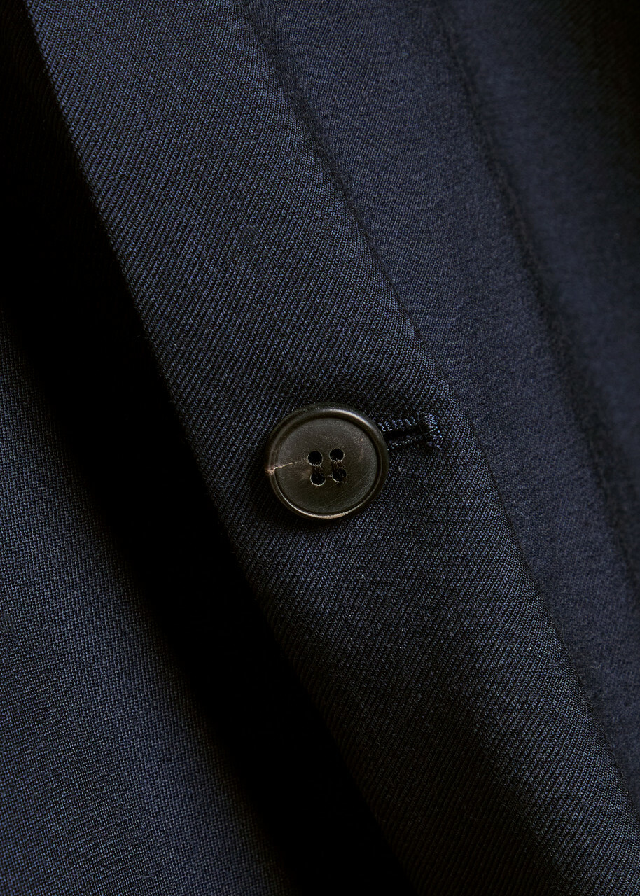 Sunspel Wool Jacket Navy