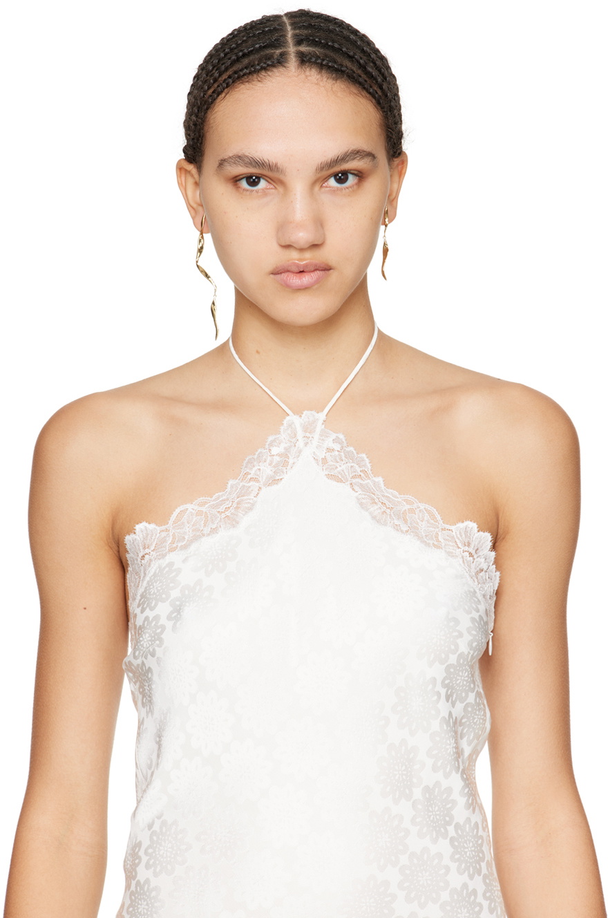 FARIS Gold Blade Drops Earrings