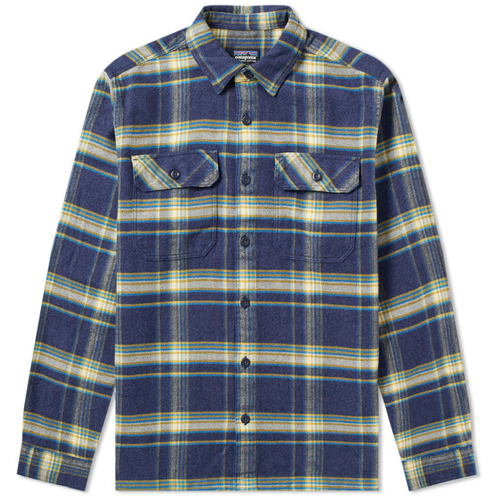 Photo: Patagonia Fjord Flannel Shirt Blue