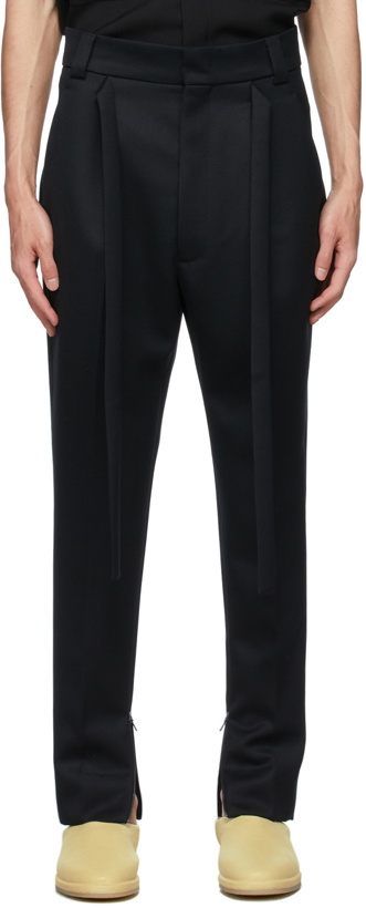 Photo: Fear of God Black Wool Slim Trousers