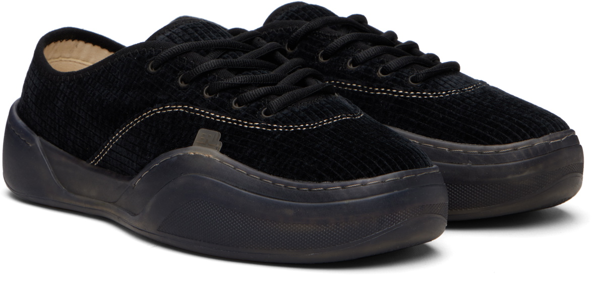 ERL Black Corduroy Coupe Sneakers