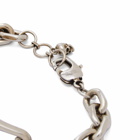 Alexander McQueen Men's Skull & Snake Bracelet in Silver 