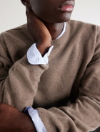 Jil Sander - Cashmere and Wool-Blend Sweater - Brown