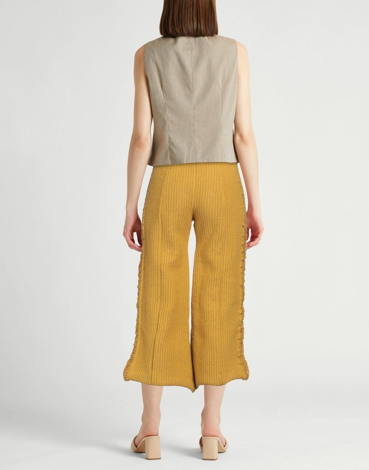 Eckhaus Latta Womens Pants Mustard