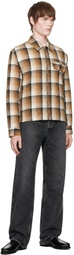 AGOLDE Beige & Brown Mccoy Shirt