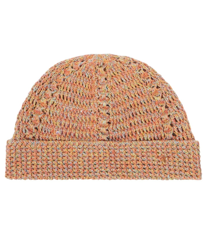 Photo: Valentino Garavani VGold linen and cotton beanie