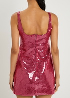 16 Arlington Sior Sequined Mini Dress Coral