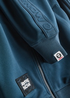 Aape Logo-jacquard Jersey Track Jacket Blue