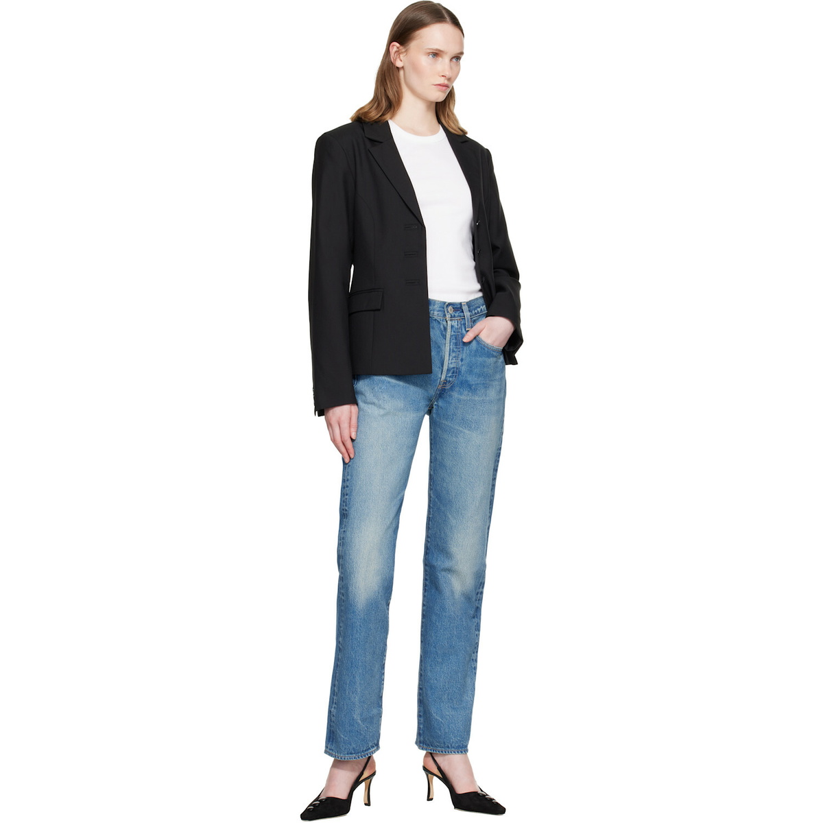 Levi's Blue '70s 501 Jeans