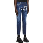 Dsquared2 Blue Icon Semplice Skater Jeans