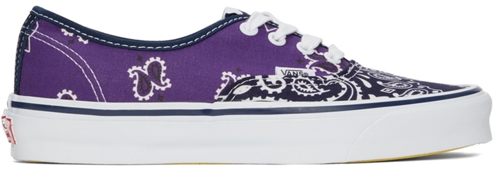 Photo: Vans Blue & Purple Bedwin & The Heartbreakers Edition OG Authentic LX Sneakers