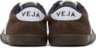 VEJA Brown Volley Suede Sneakers